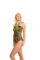 Amalfi läpiruskettava irrotettavilla nauhoilla varustettu uimapuku