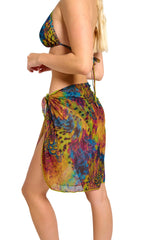 Amalfi läpiruskettava huivi