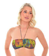 Amalfi läpiruskettava bikiniyläosa olkaimilla tai ilman