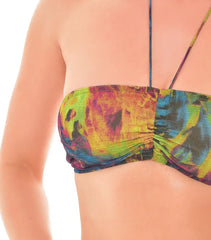 Amalfi läpiruskettava bikiniyläosa olkaimilla tai ilman