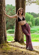 Smarttanin läpiruskettavat pitkät housut Terrakota Mandala - RAIKKAAMMAT VÄRIT!