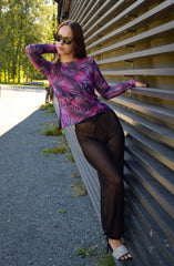 Smarttanin läpiruskettavat mustat pitkät housut