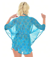 Emerald läpiruskettava poncho