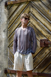 Smarttanin läpiruskettava miesten paita – Raidat