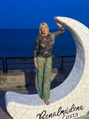 Smarttan läpiruskettava pitkähihainen paita Eeva Troopika