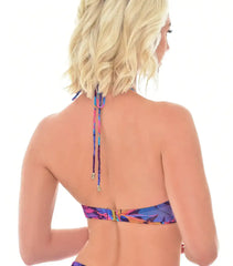 Paradise Purple läpiruskettava bikiniyläosa olkaimilla tai ilman