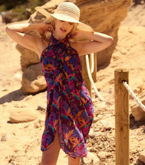 Paradise Purple läbipäevituv sarong