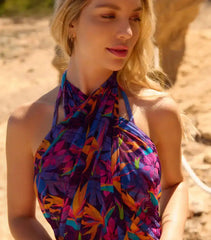 Paradise Purple läbipäevituv sarong