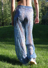 Smarttan läpiruskettavat pitkät housut Purple Mandala - RAIKKAAMMAT VÄRIT!