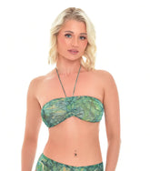 Santorini läpiruskettava bikiniyläosa olkaimilla tai ilman