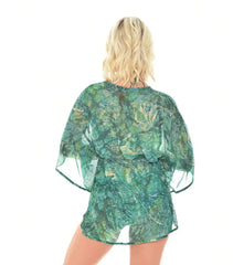 Santorini läpiruskettava poncho