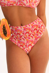 Pink Garden korkeavyötäröiset läpiruskettavat bikinihousut