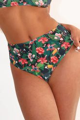 Toucan korkeavyötäröiset läpiruskettavat bikinihousut