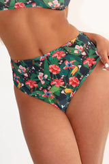 Toucan korkeavyötäröiset läpiruskettavat bikinihousut