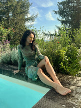 Smarttan läpiruskettava pitkähihainen paita Vihreä Mandala - RAIKKAAMMAT VÄRIT!