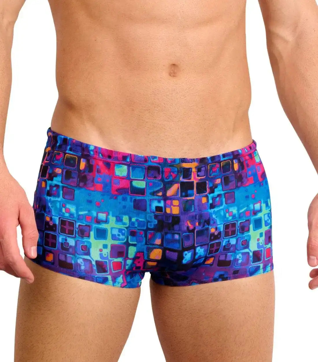 Mosaic läbipäevituvad lühemad hipster ujumispüksid - Smarttan