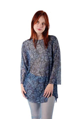 Smarttan läbipäevituv pikkade käistega tuunika Siniliblikad - Smarttan