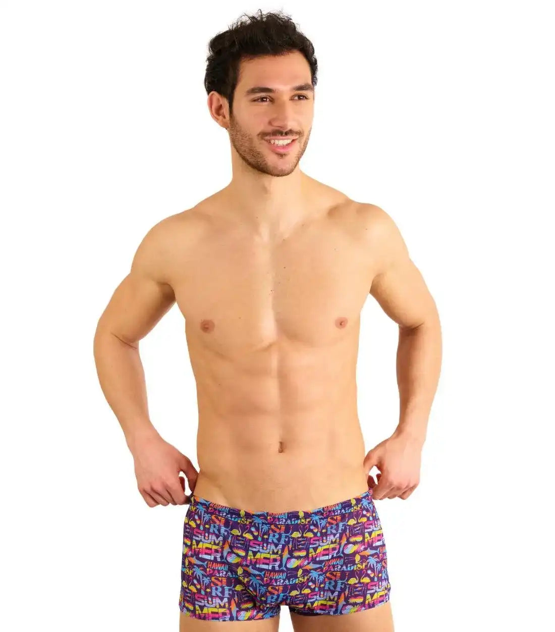 Aloha läbipäevituvad lühemad hipster ujumispüksid - Smarttan