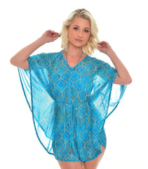 Emerald läpiruskettava poncho