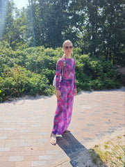 Smarttan läbipäevituv pluus Roosa Troopika - ERKSAMAD VÄRVID!