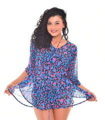 Oasis läpiruskettava poncho