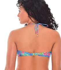 Paradise Green läbipäevituv õlapaelteta kantav bikiini rinnahoidja