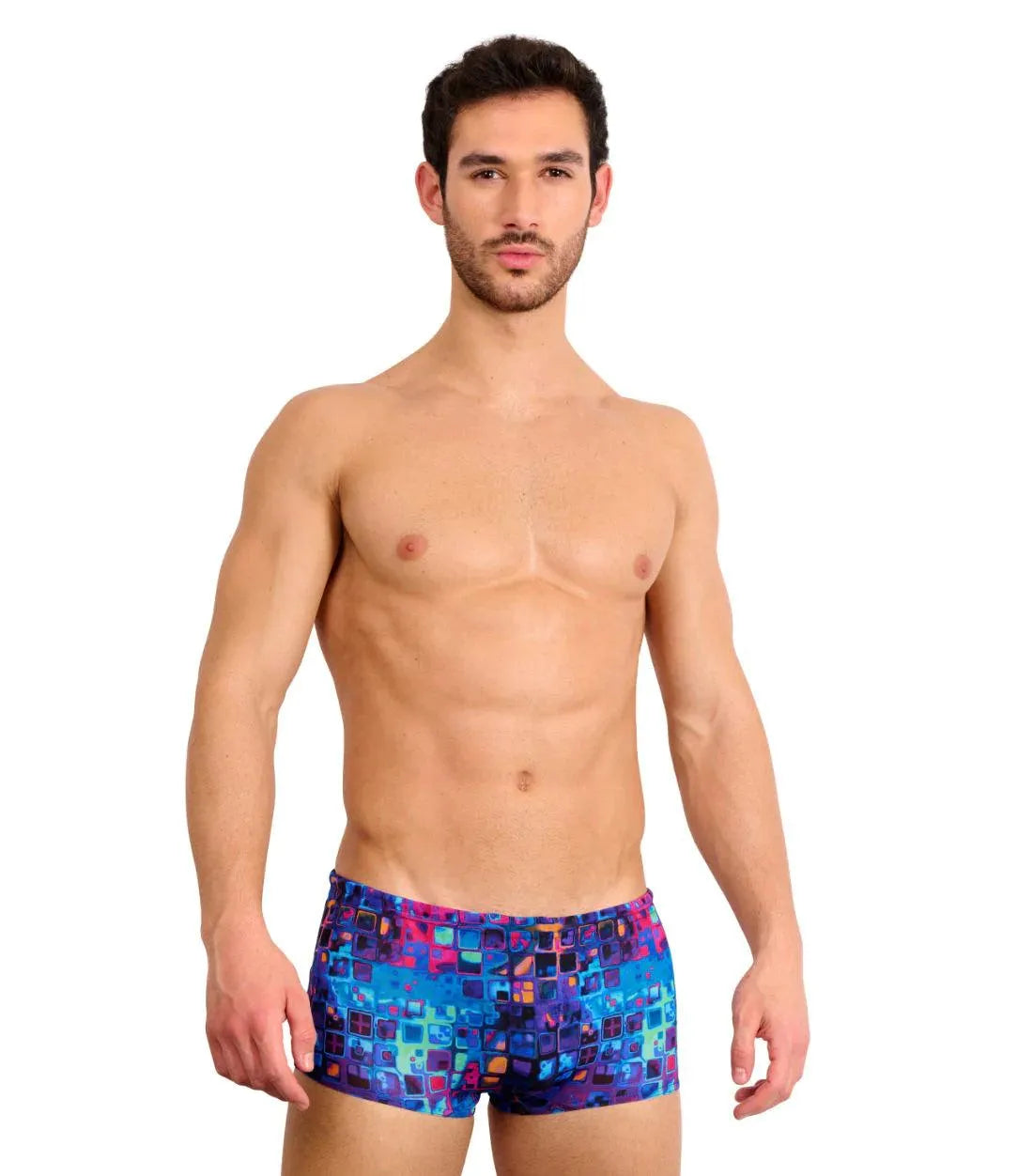 Mosaic läbipäevituvad lühemad hipster ujumispüksid - Smarttan