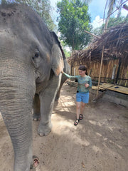 Smarttan läbipäevituv pikkade käistega pluus Roheline Mandala - Smarttan