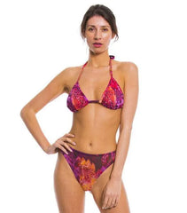 Purple Amalfi läbipäevituvad bikiini stringid - Smarttan